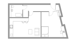 Calcott - Gold 1 bed apart