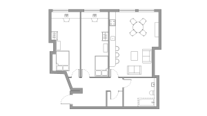 Calcott - Gold 2 bed apart