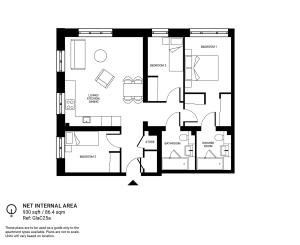 3 Bedroom Floor Plan