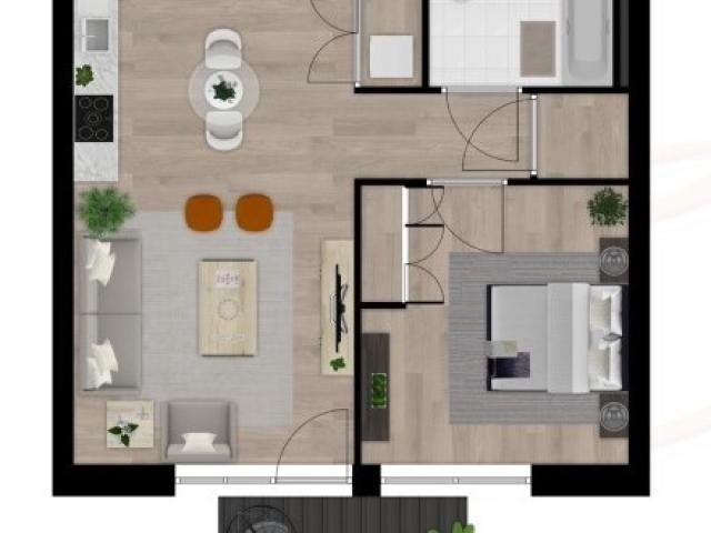 Extra Large 1 Bed C
