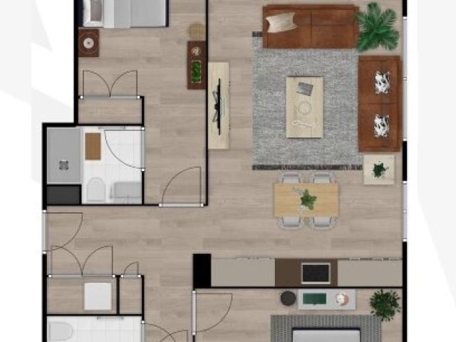 Extra Large 2 Bed C