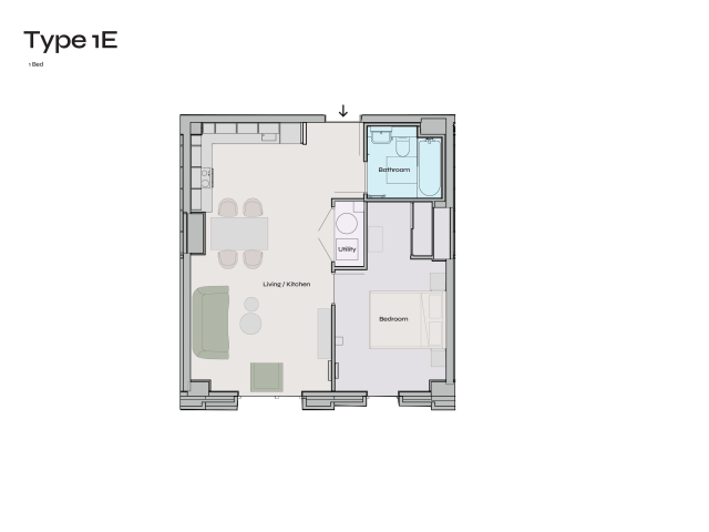 1E Floorplan