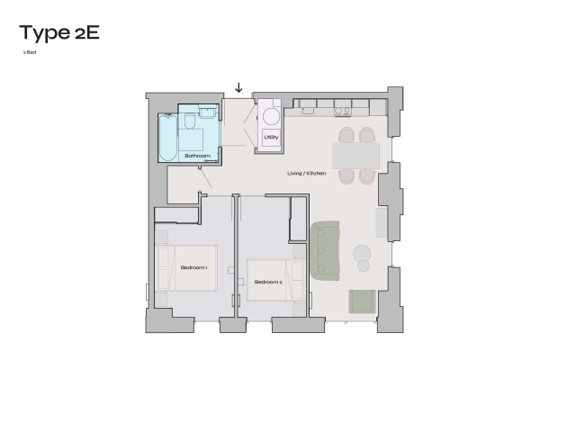 2E Floorplan
