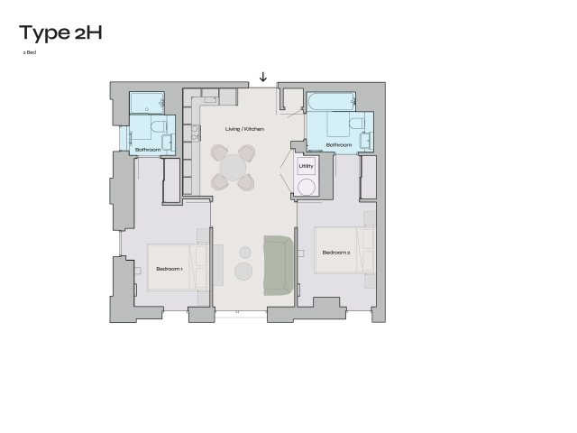 2H Floorplan