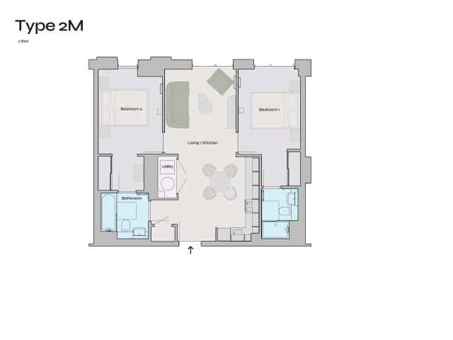 2M Floorplan