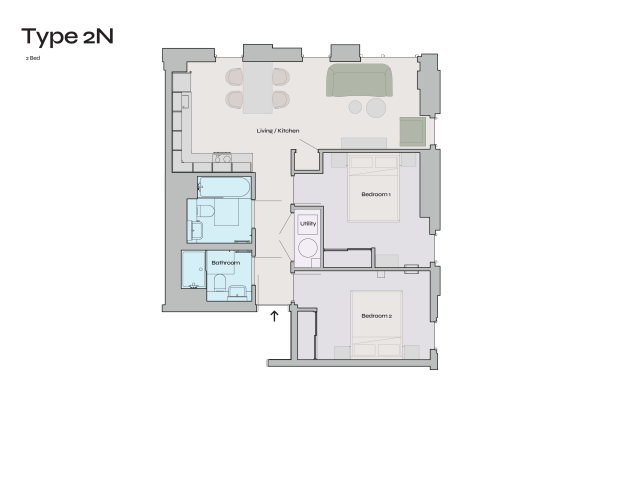 2N Floorplan