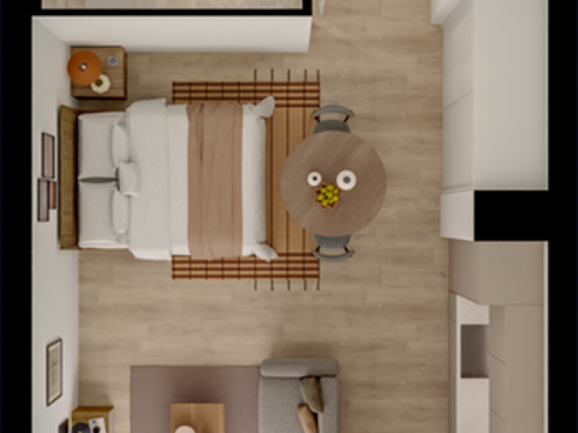 1 Bed Floorplan