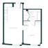 1 Bed E
