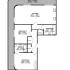 Modern 2D floor plan showcasing 2 bedrooms with ensuite, spacious kitchen, and expansive balcony, totaling 790 sq ft.