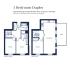 Charter Place 3 Bedroom Duplex floor plan with spacious lounge, dining area, and terrace; featuring a modern 112.8 sqm interior.