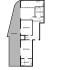 Ground floor layout showcasing a stylish apartment with 2 bedrooms, a kitchen reception area, and a large balcony. Includes an ensuite bathroom and additional full bathroom, offering modern living and comfort.