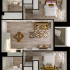 Elegant 2-bedroom apartment floor plan with an inviting open living area, modern kitchen, and cozy balcony.
