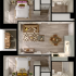 Elegant 3D floor plan showcasing 2 cozy bedrooms, a modern kitchen, stylish living area, and a chic bathroom.