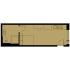 Modern studio apartment floor plan with efficient kitchen, cozy living area, and compact bathroom layout.