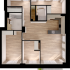 Modern 3D floor plan showcasing a bright open-concept layout with 3 bedrooms, a sleek kitchen, and spacious living area, perfect for family living.