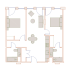 2 Bed 2 Bath