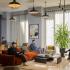 Resident lounge designed for ultimate comfort and flexibility